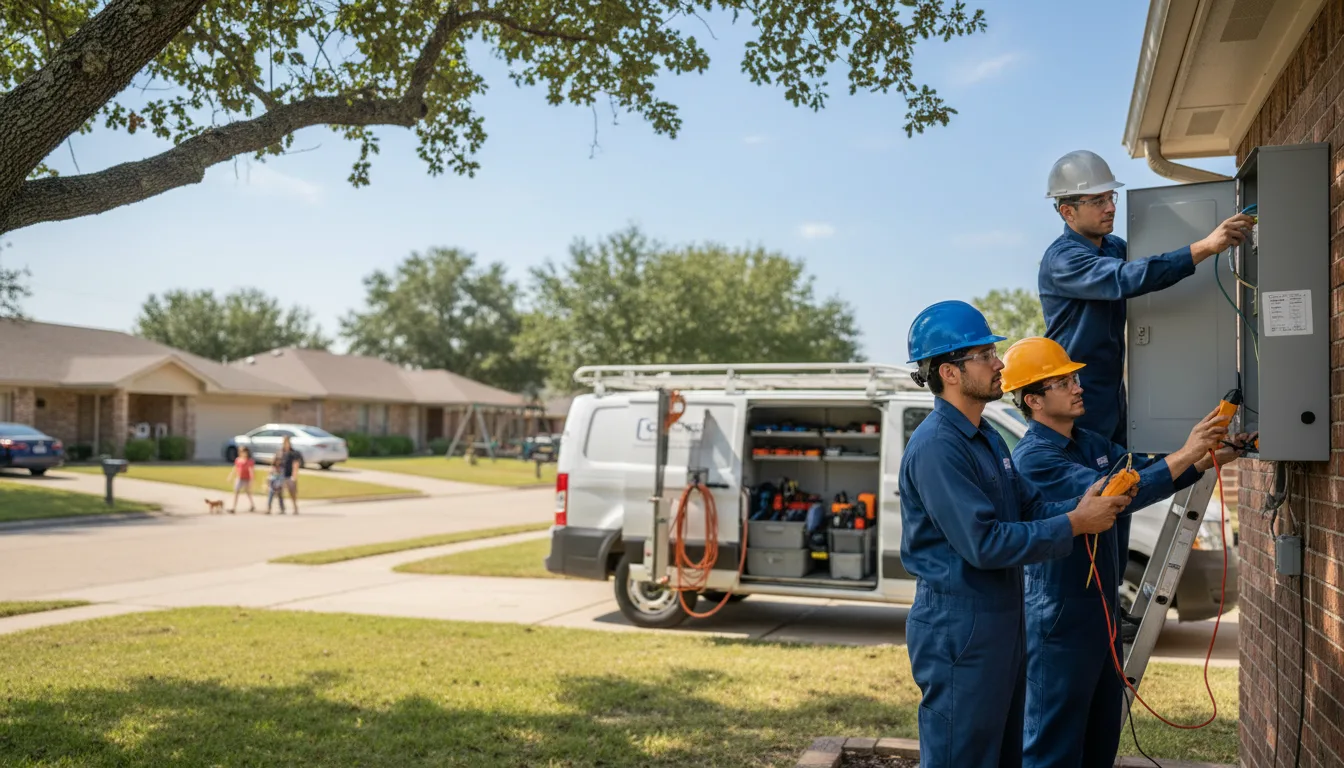 Certified electrician providing emergency electrical services in Samburg, TN